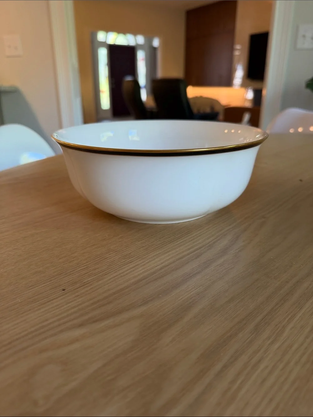 Lenox Kristy 8.5” Round Vegetable Serving Bowl Debut Collection Bone China